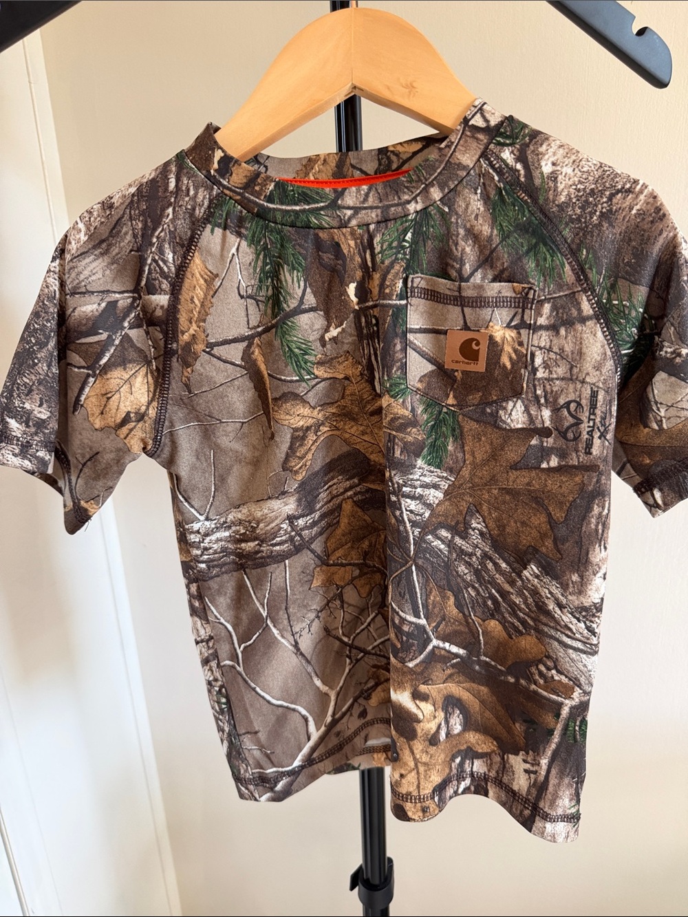 Carhartt Toddler Realtree Camo Performance Shirt Size 4T